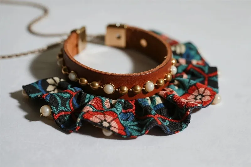Leather Fabric Jewelry Leather Fabric Jewelry